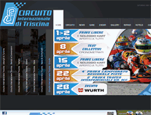 Tablet Screenshot of circuitotriscina.com